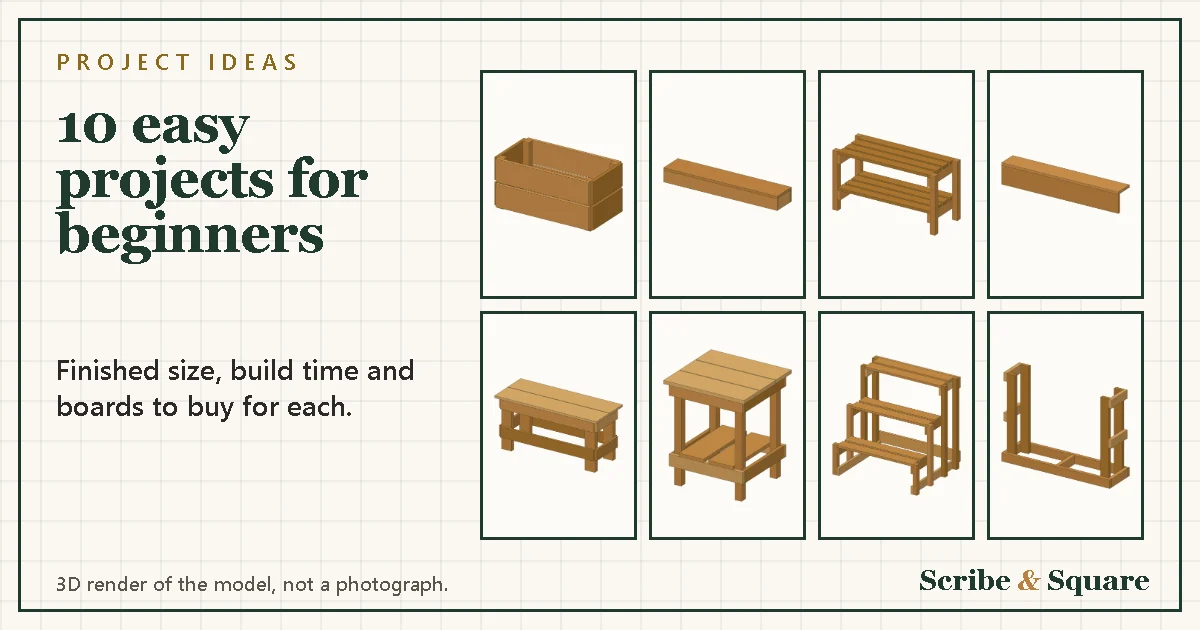 10 easy woodworking projects for beginners