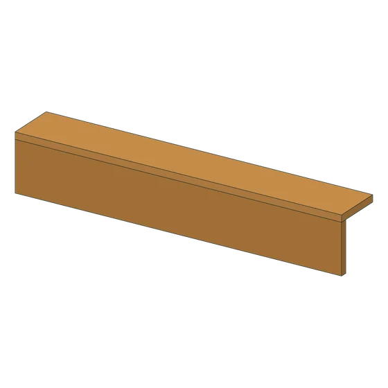 3D render of the Entryway Coat Rack Shelf
