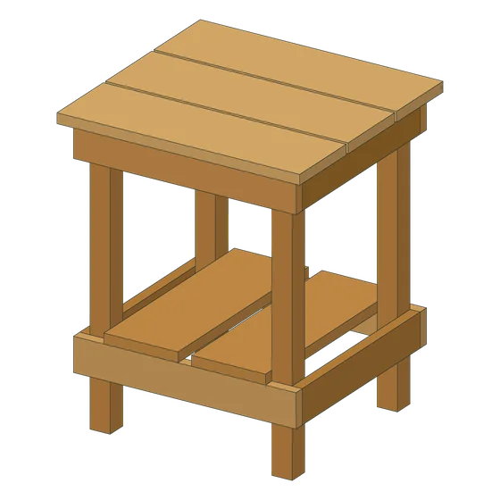 3D render of the Side Table